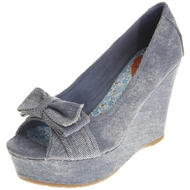 Peep-toe-denim