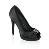 Peeptoe-satin