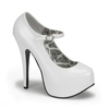 Pumps-weiss-plateau