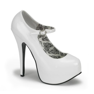 Pumps-weiss-plateau