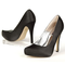 Pumps-schwarz-satin