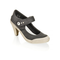 Pumps-schwarz-textil