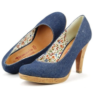 Pumps-jeansblau