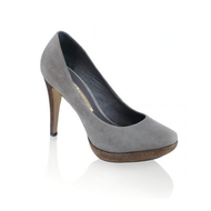 Pumps-grau-veloursleder