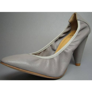 Pumps-grau-leder