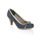 Pumps-blau-nubukleder