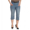 Damen-capri-jeans-blau