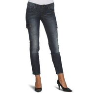 Damen-jeanshose-blau-cargo