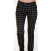 Damen-jeans-hose-kariert