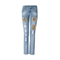 Damen-jeans-gold