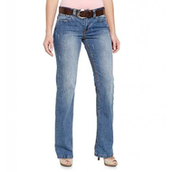 Damen-jeans-blau-bootcut