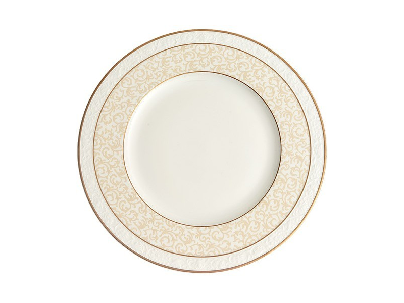 Set De 6 Assiettes à Pain Villeroy & Boch Ivoire - 18 Cm - Faïence Allemande - Neuf Rare