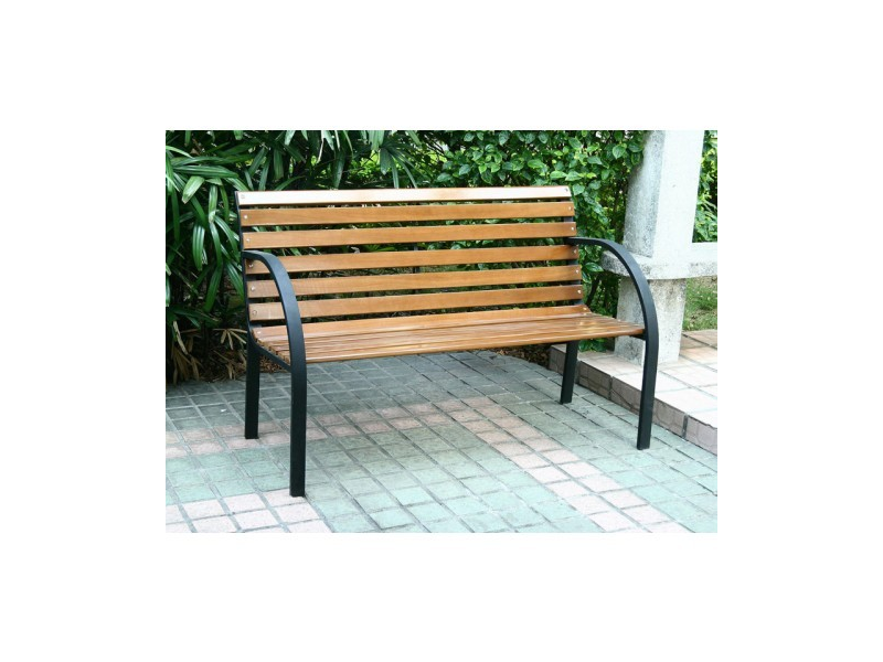 Gartenbank 2in1 Bank mit 2 Pflanzkübeln Pflanzbank Hartholz 174 cm 