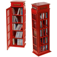 Cd-rack-telefonzelle
