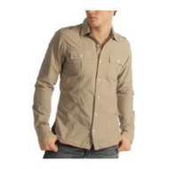 Herren-hemd-beige-denim