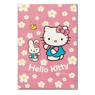 Hello-kitty-kinderteppich-flower-kitty