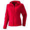Damen-jacke-rot-fleece