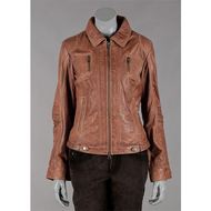 Damen-jacke-cognac
