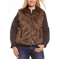 Damen-jacke-braun-polyester