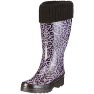 Damengummistiefel-violett