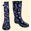 Gummistiefel-damen-blau-blumen