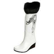 Gummistiefel-white