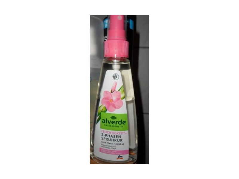 Alverde 2 Phasen Sprühkur Aloe Vera Hibiskus www.yopi.de