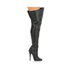 High-heel-stiefel-schwarz-leder