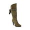 High-heel-stiefel-khaki