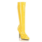 High-heel-stiefel-gelb