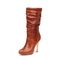 High-heel-stiefel-braun