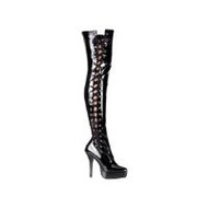 Overkneestiefel-lack