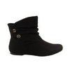 Damen-boots-schwarz-fell
