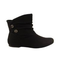 Damen-boots-schwarz-fell