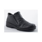 Damen-boots-schwarz-leder