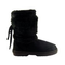 Damen-boots-schwarz
