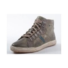 Damen-boots-grau-leder