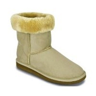 Damen-boots-beige-gefuettert