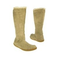 Damen-stiefel-fell