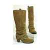 Damen-stiefel-cognac-wildleder
