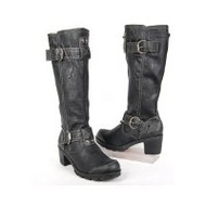 Damen-stiefel-schwarz-gefuettert
