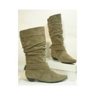 Damen-stiefel-khaki