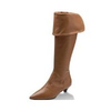 Damen-stiefel-hellbraun