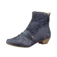 Damen-stiefel-dunkelblau