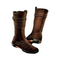 Damen-stiefel-braun-veloursleder