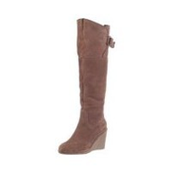 Damen-stiefel-braun-nubukleder