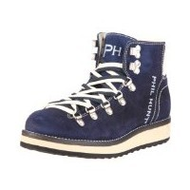 Damen-stiefel-blau-veloursleder