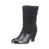 Damen-stiefel-blau-glattleder