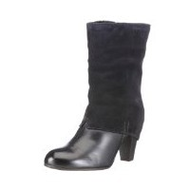 Damen-stiefel-blau-glattleder