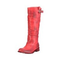 Red-damen-stiefel-rot